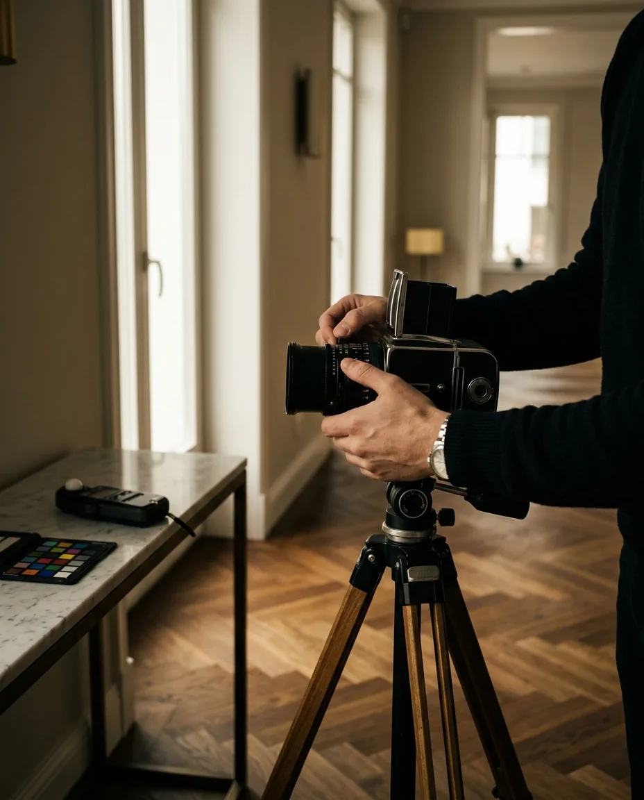 Marketing-Produktion und Setup für Immobilien-Vermarktung — Premises Fidelis Düsseldorf